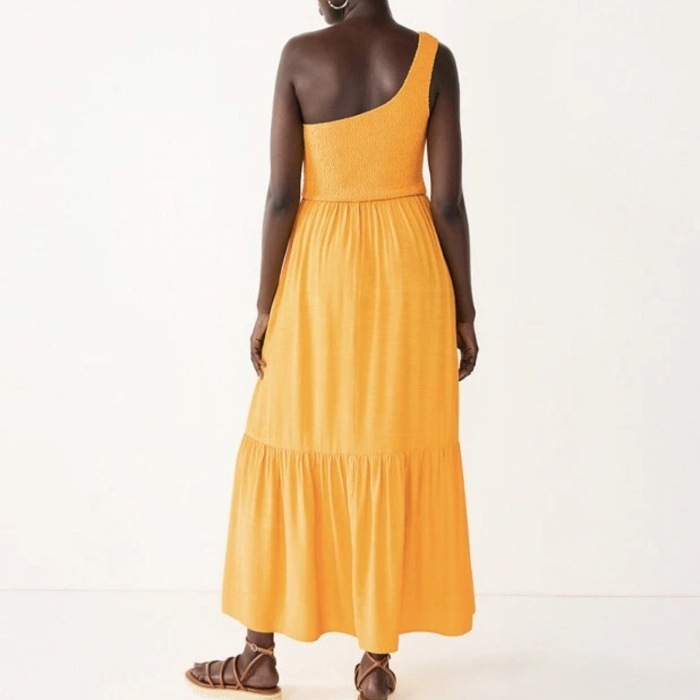 Nine West Yellow One-Shoulder Dress - Picture 5 of 14